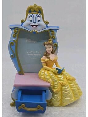 Disney Beauty and the Beast Belle Wardrobe Porcelain Figurine Frame with Drawer